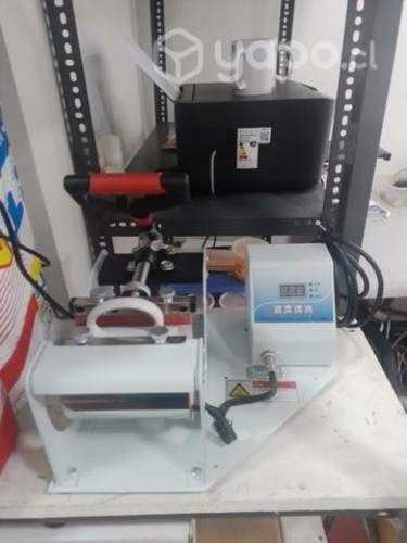 Maquina de sublimación de Tazones e impresora