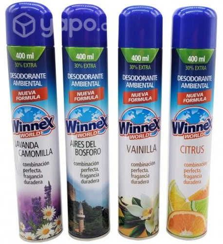 Winnex desodorante ambiental 400ml