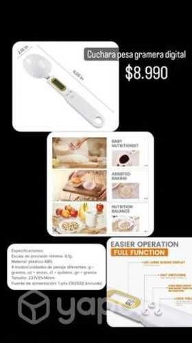 Cuchara pesa gramera digital
