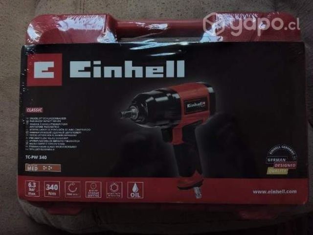 Pistola de impacto Einhell neumatica