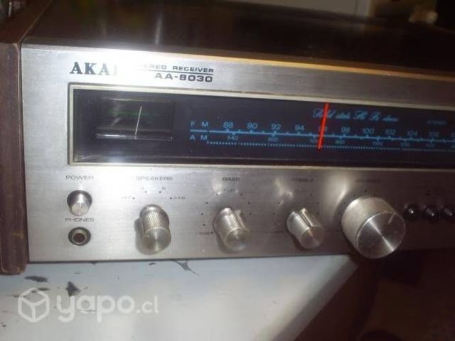 Receiver akai aa 8030 deck akai gs 705d