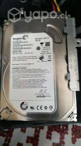 Torre+ fan + fuente y disco duro monitor y teclado