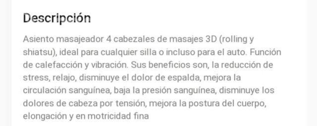 Asiento masajeador divano