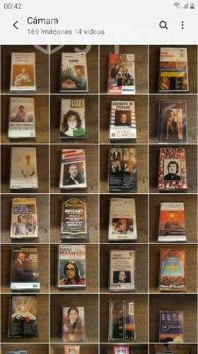 Lote de cassete coleccion