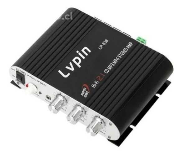 Mini Amplificador Estéreo Hifi Potencia De Audio