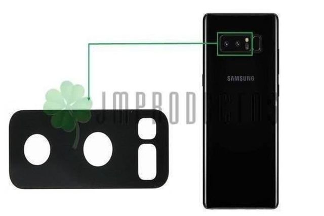 Lente Trasera Samsung Galaxy Note 8 + instalación