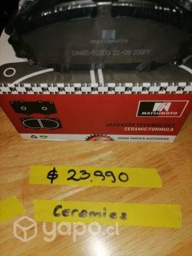 Pastillas de freno Toyota ceramica