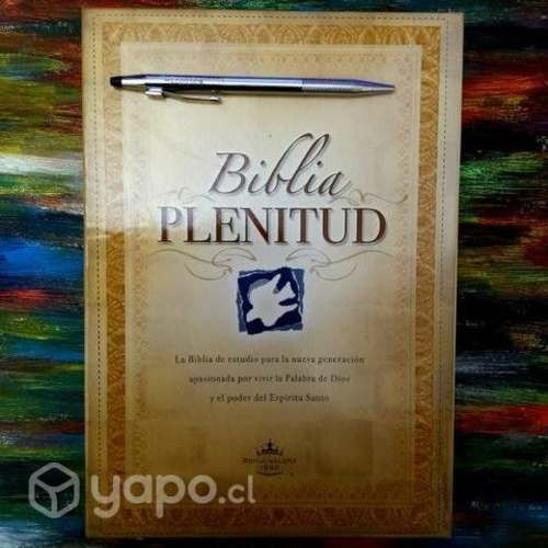 Biblia Plenitud, piel negra elegante