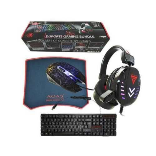 Kit Gamer E-Sport Pro 4 En 1 Teclado + Mouse