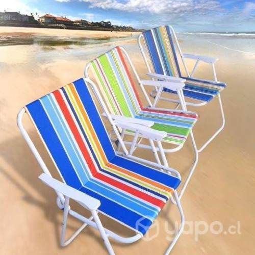 Silla Playa Camping Piscina Verano Plegables Colo