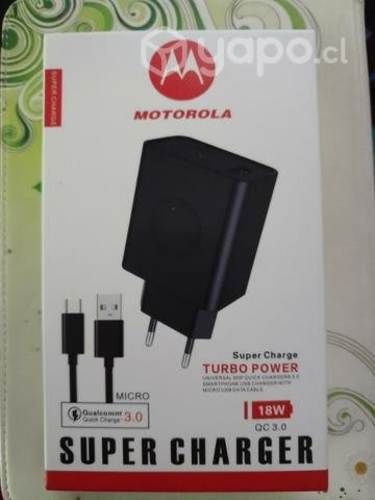 cargador Motorola sin uso