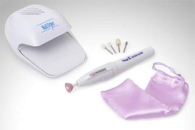 Set Manicure y Pedicure 5 Piezas + Secador de uñas