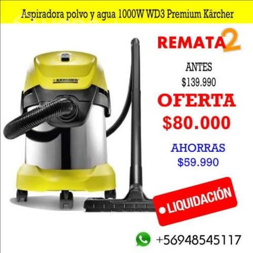 Aspiradora polvo y agua 1000W WD3 Premium Kärcher