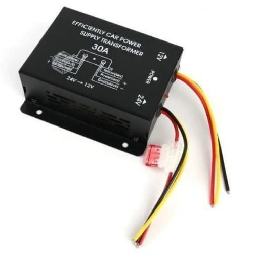Inversor Conversor Transformador 24V a 12V de 30A