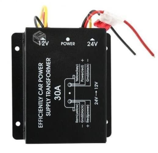 Inversor Conversor Transformador 24V a 12V de 30A