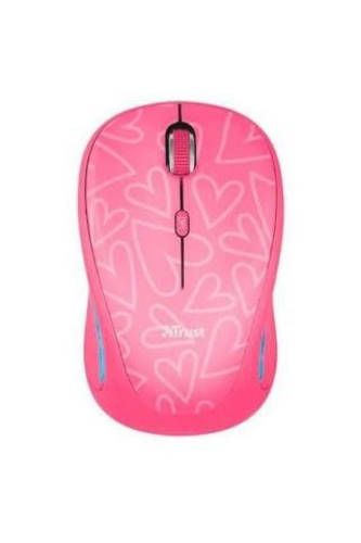 Mouse Rosado Inalámbrico Yvi Fx Wireless Trust