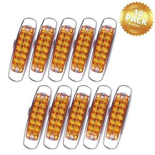 Foco Luz Lateral Led Bi-volts Trocha Borde Metálic