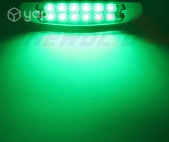 Foco Luz Lateral Led Bi-volts Trocha Borde Metálic