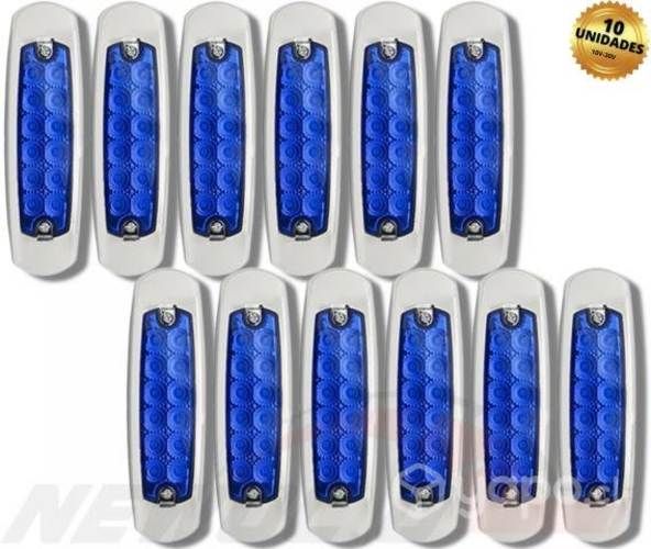 Foco Luz Lateral Led Bi-volts Trocha Borde Metálic