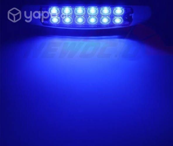 Foco Luz Lateral Led Bi-volts Trocha Borde Metálic