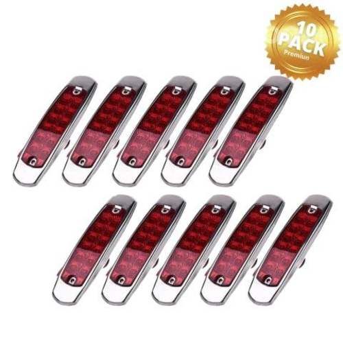 Foco Luz Lateral Led Bi-volts Trocha Borde Metálic