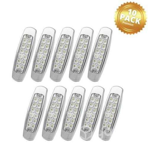 Foco Luz Lateral Led Bi-volts Trocha Borde Metálic