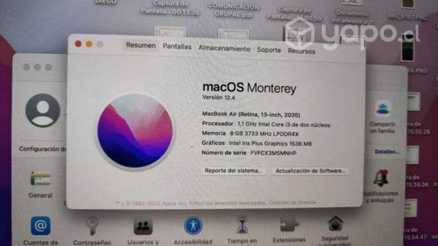 Macbook Air Retina 13" 2020