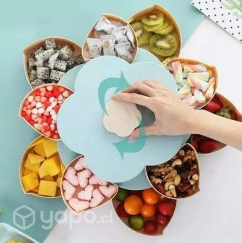 Caja De Dulces Giratoria Candy Box Bandeja Frutos