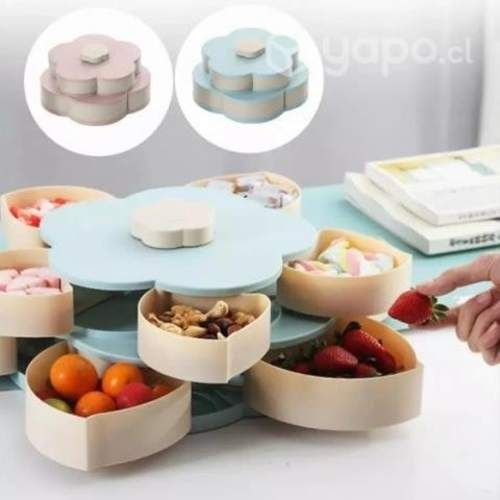 Caja De Dulces Giratoria Candy Box Bandeja Frutos