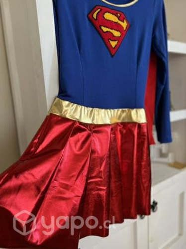 Disfraz súper girl talla M L XL