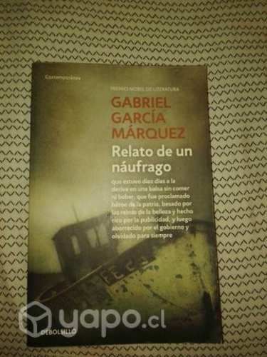 Libro " relato de un náufrago "