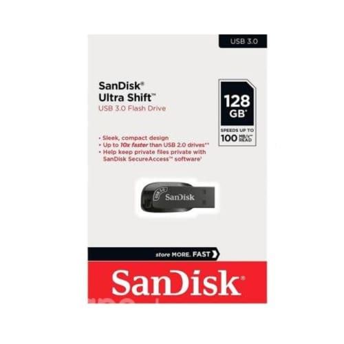 Pendrive Ultra Shift 128GB SanDisk USB 3.0