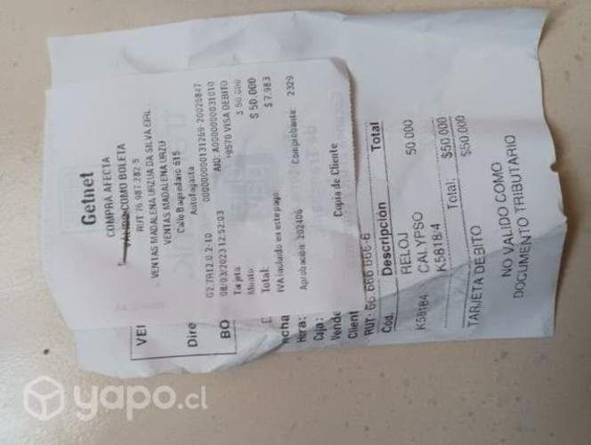 Reloj calypso nuevo original, ultimo que queda