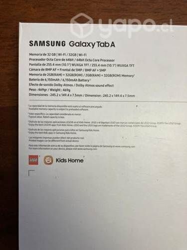 Tablet galaxy de 10,1'