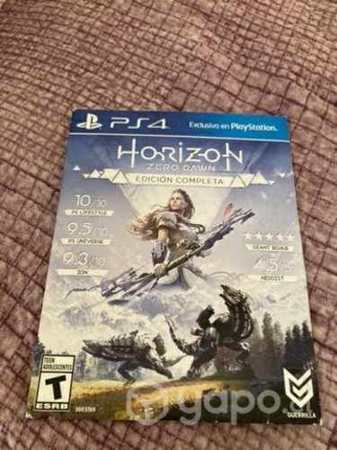 Juego horizon ps4 edición completa