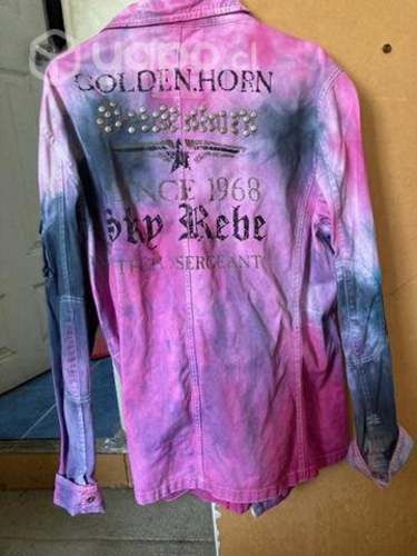 Chaqueta mezclilla tie dye xl