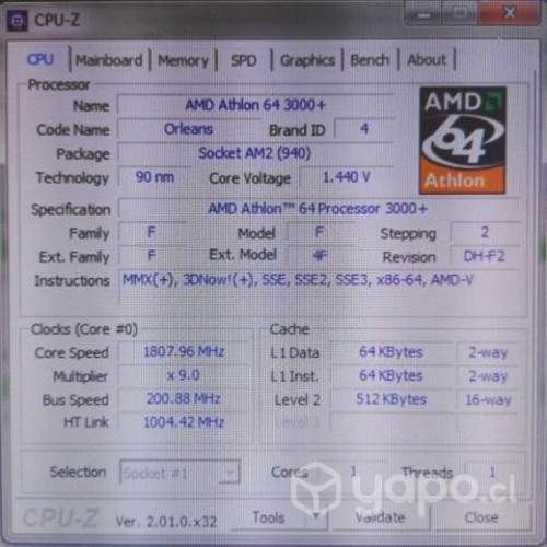 PC de Escritorio AMD Athlon