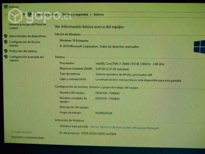 Computador lenovo thinkcentre m71z