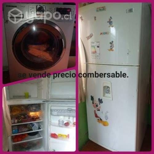 Nevera y lavadora