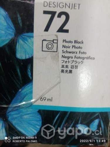 Tintas HP diversos modelos originales de 69ml