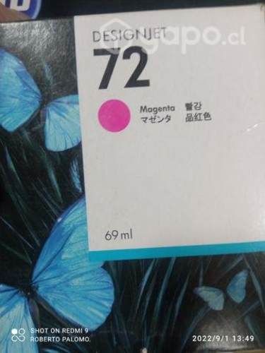 Tintas HP diversos modelos originales de 69ml