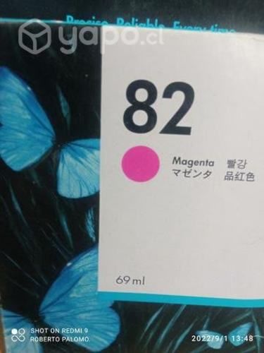 Tintas HP diversos modelos originales de 69ml