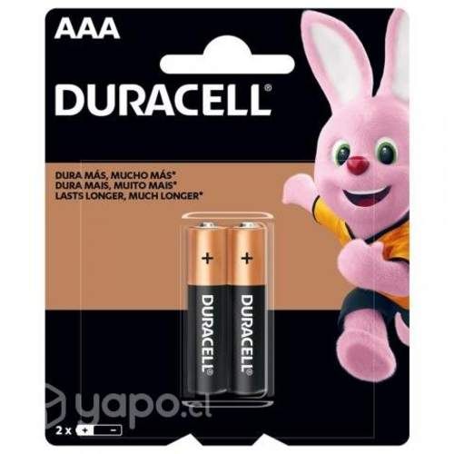 Duracell Pilas Alcalinas AAA x 2