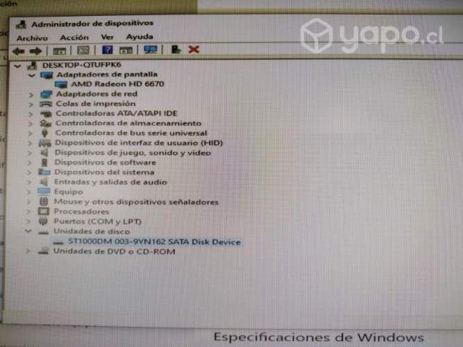 Computador + pantalla