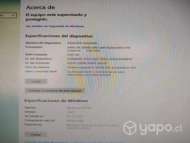 Computador + pantalla