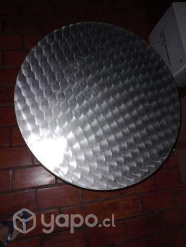 Mesa de aluminio redonda