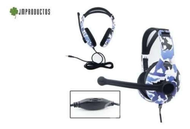 Audifonos Gamer Camuflado Compatible Ps4 Xbox Pc C