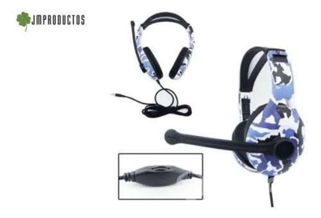 Audifonos Gamer Camuflado Compatible Ps4 Xbox Pc C