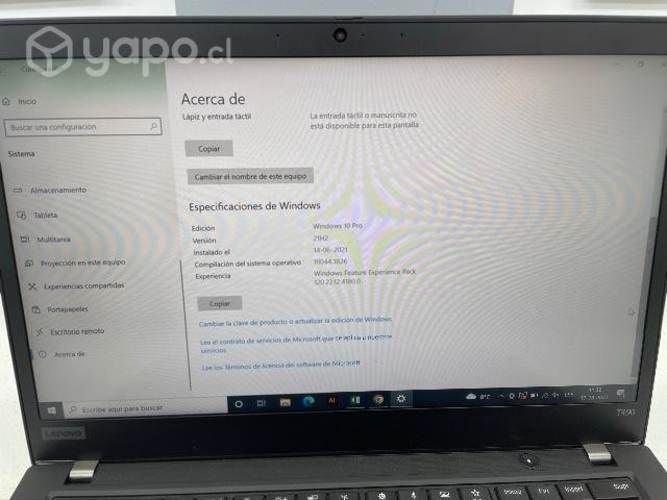Lapto Lenovo en venta (computador portatil)