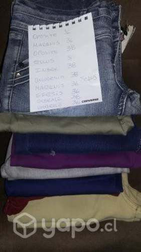 Pantalones y short mujer distintas marcas y tallas